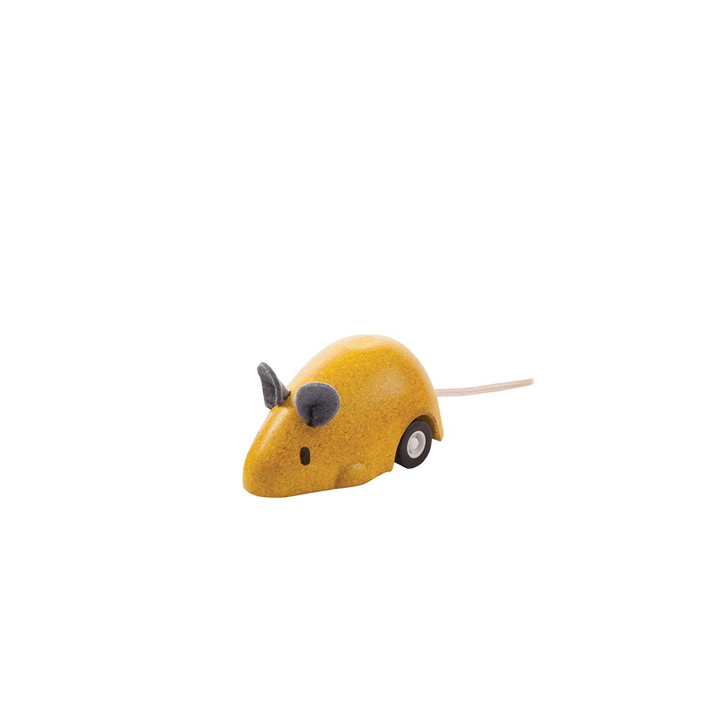 PlanToys Moving Mouse - Yellow - The Mini Branch