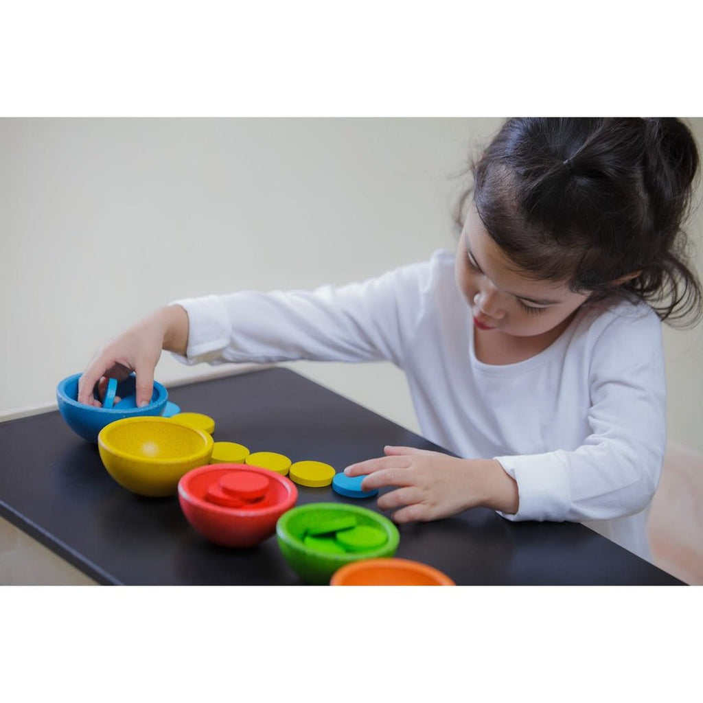 PlanToys Sort & Count Cups - The Mini Branch