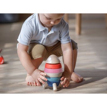 PlanToys Stacking Rocket - Orchard - The Mini Branch