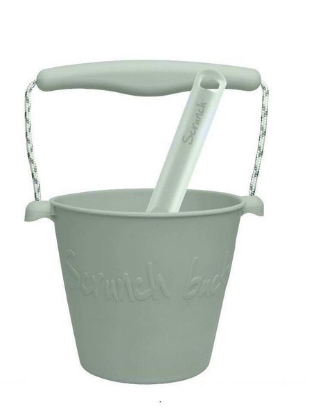 Scrunch Bucket and Spade - Sage - The Mini Branch