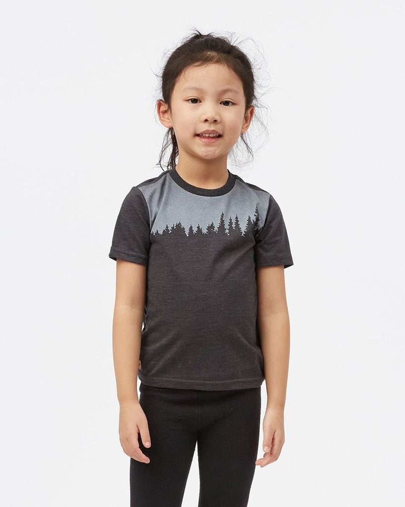 Tentree Kids Juniper T-Shirt - Meteorite Black Heather - The Mini Branch
