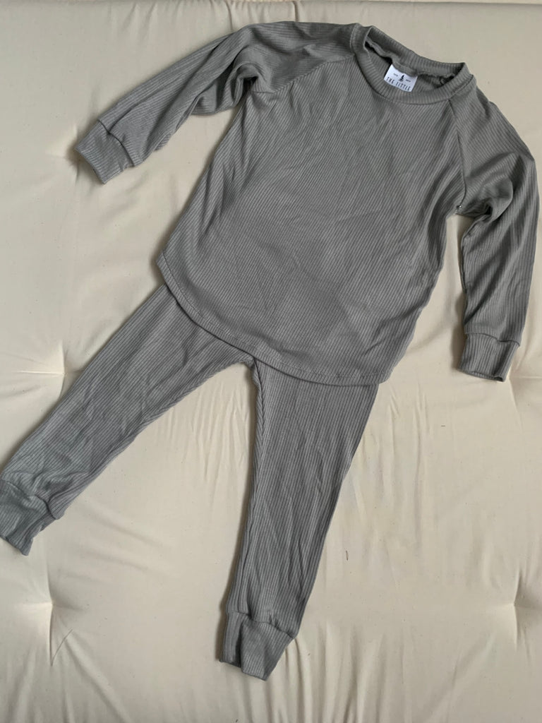 The Little Wanderer Thermal Lounge Set - Grey - The Mini Branch