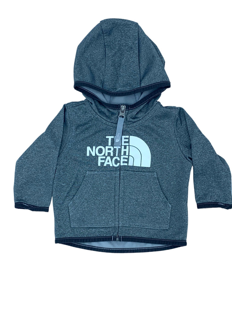 The North Face Zip-Up Sweater (0-3 months) - Grey - The Mini Branch