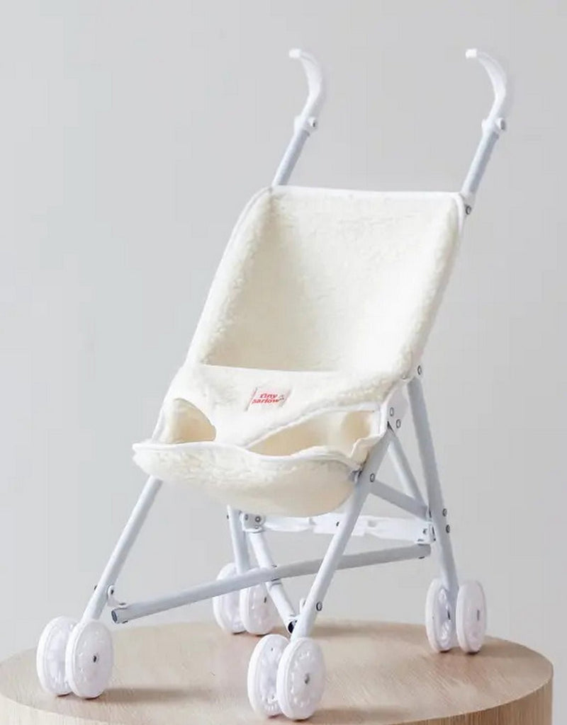 Tiny Harlow - Doll Stroller - Sherpa - The Mini Branch