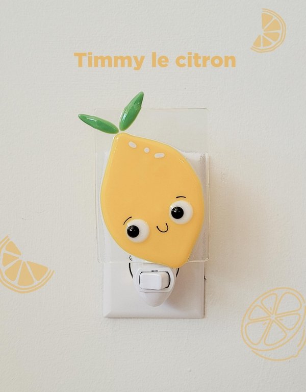 Veille Sur Toi Nightlights - Timmy The Lemon - The Mini Branch