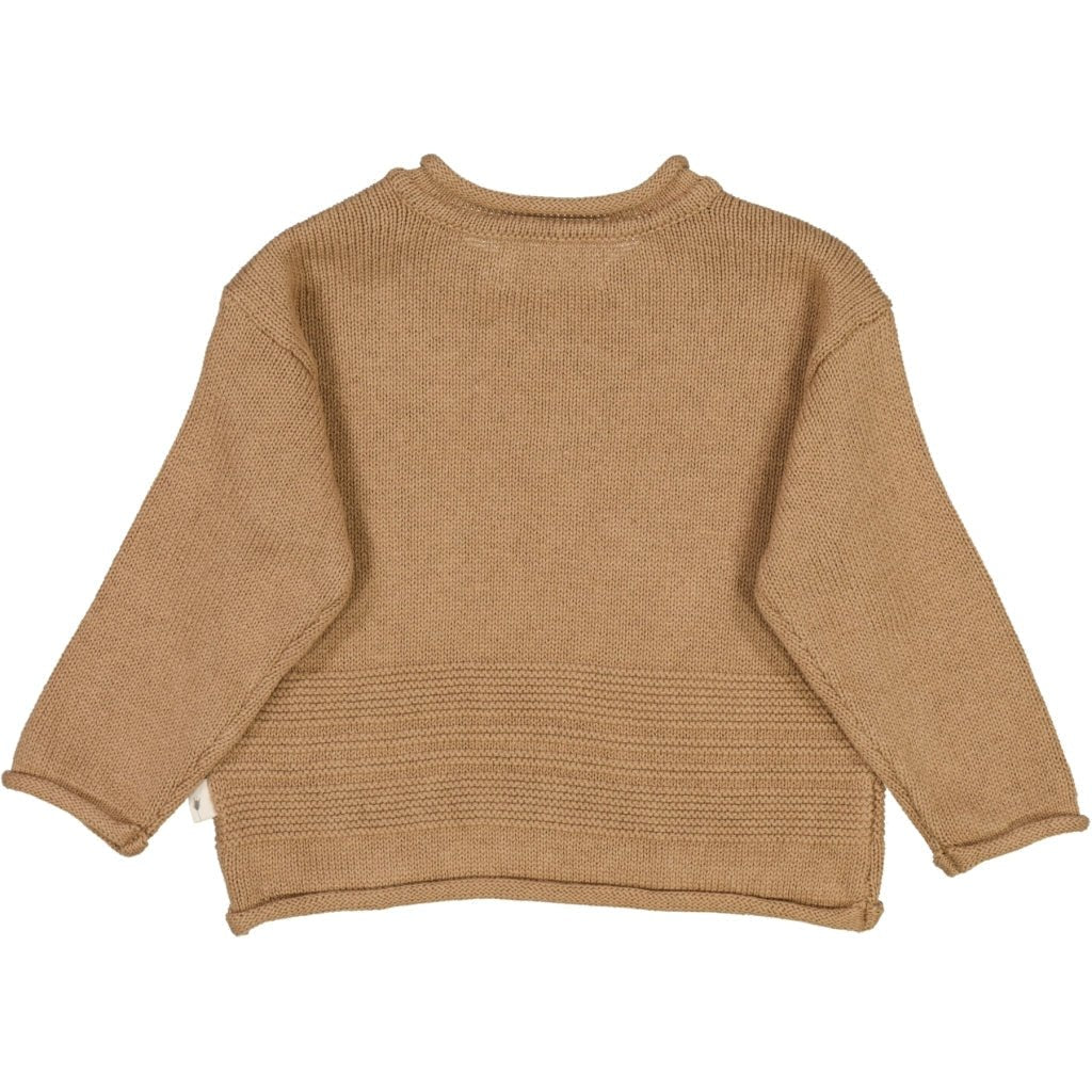 wheat knit pullover Hazel