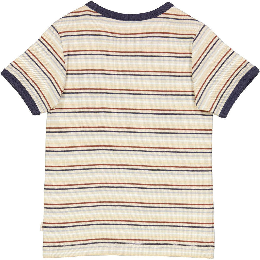 Wheat T-Shirt Bosse - Multi Stripe - The Mini Branch
